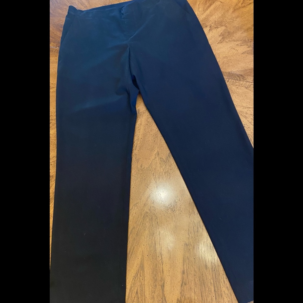 Uniqlo Black Flat-front Pants